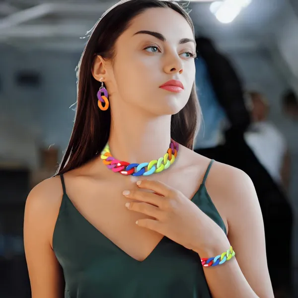 Multicolor_Necklace_With_Earring_Woemn_|_Hand_Crafted_Design__Excellent_Gift_Choice