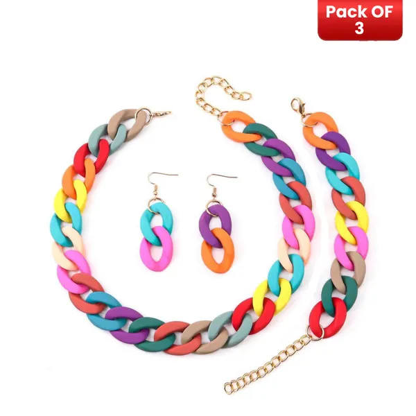 Multicolor_Necklace_With_Earring_Woemn_|_Hand_Crafted_Design__Excellent_Gift_Choice