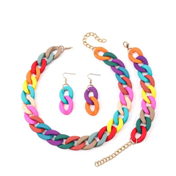 Multicolor_Necklace_With_Earring_Woemn_|_Hand_Crafted_Design__Excellent_Gift_Choice