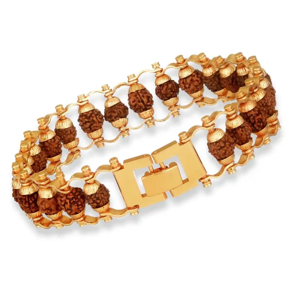 Gold_Plated_Pushpa_Bracelet_for_Men_|_5_mukhi_Rudraksha_for_Balancing_Chakras_and_Improve_Focus
