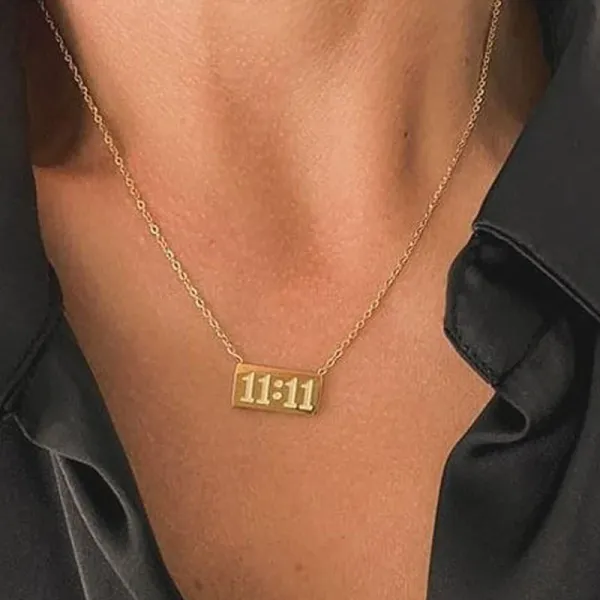 Gold_Plated_Necklace_Set_for_Women_|_Stylish_Engraved_Make_a_Wish_11:11_Spiritual_Necklace