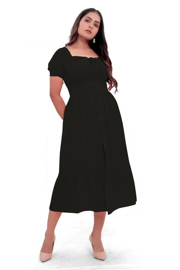 Black_Cotton_Schiffli_Long_Dress_For_Women