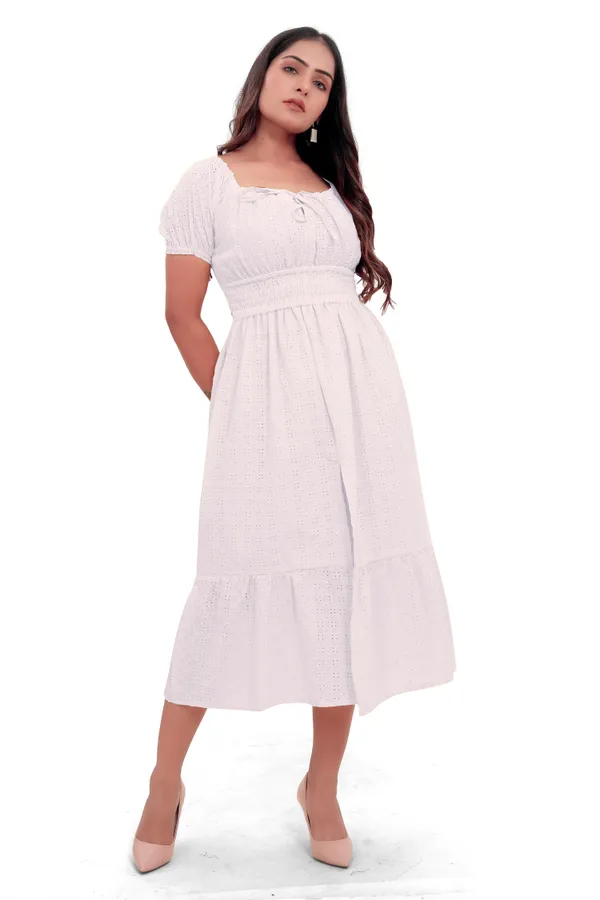 White_Cotton_Schiffli_Long_Dress_For_Women