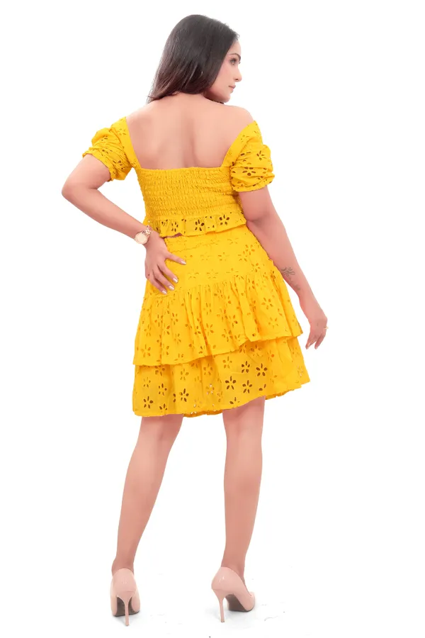 Yellow_Cotton_Schiffli_Co-Ord_Set_For_Women