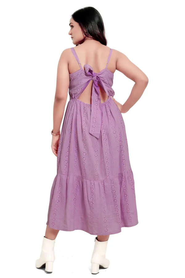 Lavender_Cotton_Schiffli_Spaghetti_With_Back_Knot_Style_Long_Dress_For_Women