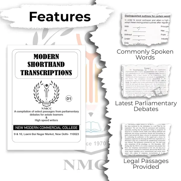 Black_&_White_Modern_Shorthand_Transcriptions_Shorthand_Books_Combo_(Pack_Of_4)