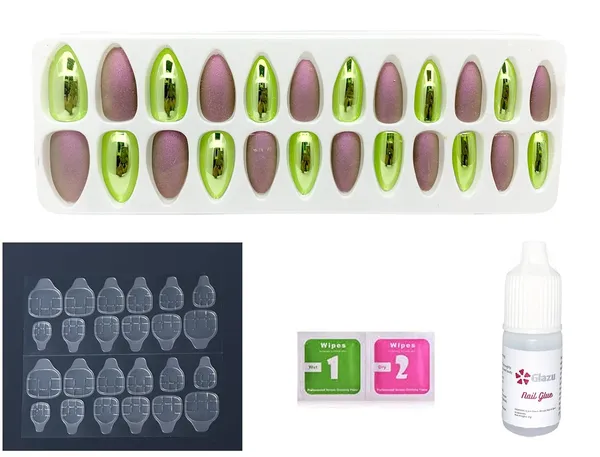 Green_High_Gloss_Mirror_&_Matte_Finish_Almond_Shaped_Artificial_Nails_|_Bridal_Nails_|_Fake_Nails_With_1_Sheet_Of_Double-Sided_Nail_Glue_Adhesive_&_Liquid_Nail_Glue
