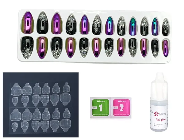 Wood_Smoke_Glossy_Designer_Fake_Nails_|_Artificial_Nails,_1_Sheet_Nail_Glue_Tabs_&_1_Liquid_Nail_Glue_Bottle