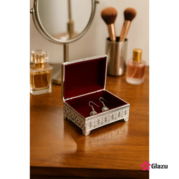 German_Silver_Jewellery_Box,_White_?_Elegant_Storage_for_Jewelry_&_Accessories_?_Premium_Quality,_Durable_and_Stylish_Box_for_Rings,_Necklaces,_Earrings,_and_Bracelets