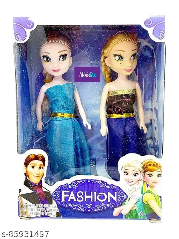 Abracaboo_2_Princess_Dolls_Set_Ellsa_And_Ana_For_Girls/Kids_Long_Hair_|_Frozan_Sisters_|_Beautiful_Eyes_With_Movable_Arms_And_Face,_Clothes_Can_Be_Changed,_Pack_Of_2_Dolls
