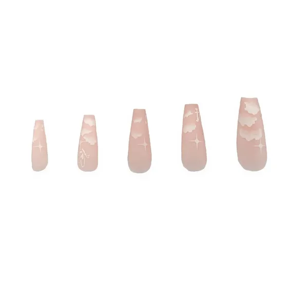 Rodeo_Dust_Ballerina_Shaped_Press_On_Artificial/Fake_Nails,_1_Sheet_Nail_Glue_Tabs_&_1_Nail_Glue_Bottle