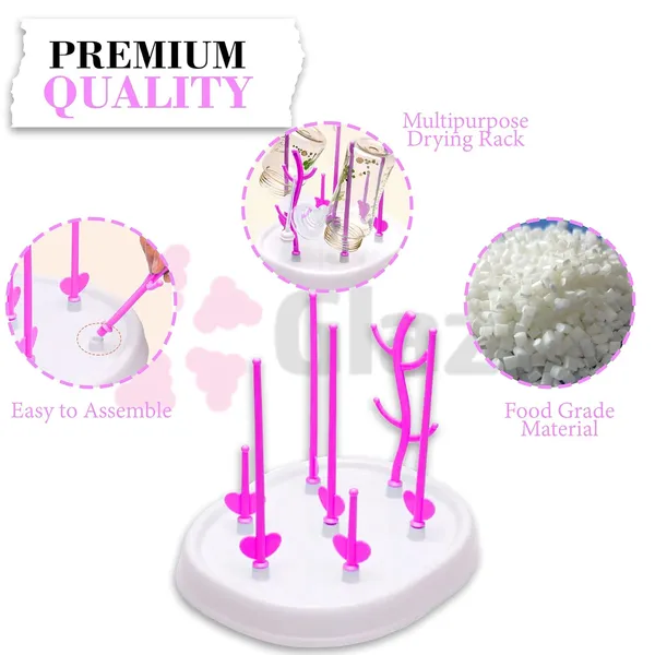Pink_White_Bottle_Drying_Rack,_Baby_Bottle_Drying_Rack,_Feeding_Bottle_Drying_Rack,_Kids_Bottle_Drying_Rack,_Milk_Bottle_Drying_Rack,_Portable_Bottle_Drying_Rack
