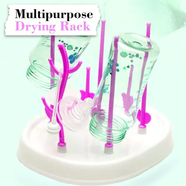 Pink_White_Bottle_Drying_Rack,_Baby_Bottle_Drying_Rack,_Feeding_Bottle_Drying_Rack,_Kids_Bottle_Drying_Rack,_Milk_Bottle_Drying_Rack,_Portable_Bottle_Drying_Rack