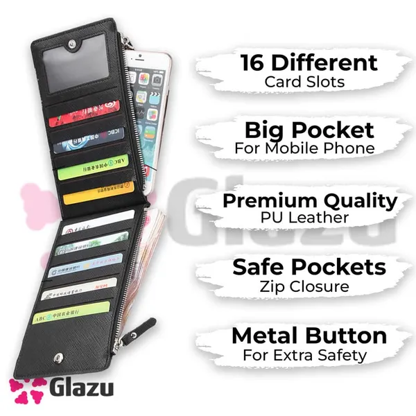 Black_16_Slots_Card_Holder,_Credit_Card_Holder,_Business_Card_Holder,_Atm_Card_Holder,_Card_Holder_For_Women_(Pack_Of_3)