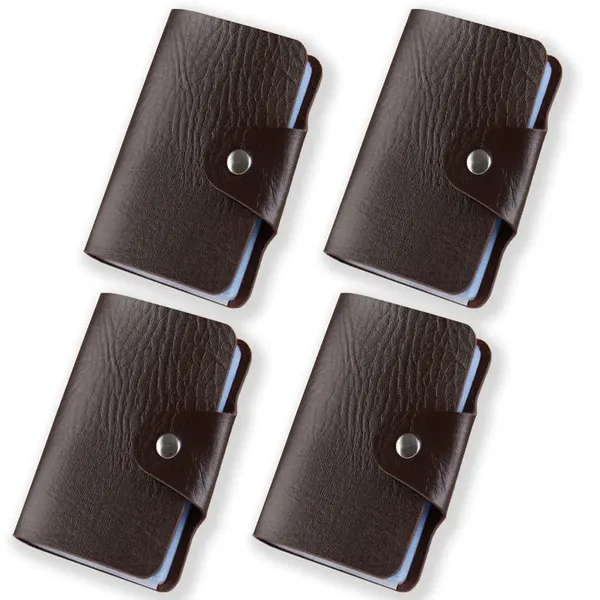 Brown_24_Slots_Card_Holder,_Credit_Card_Holder,_Business_Card_Holder,_Card_Holder_For_Men,_Atm_Card_Holder,_Card_Holder_For_Women_(Pack_Of_4)