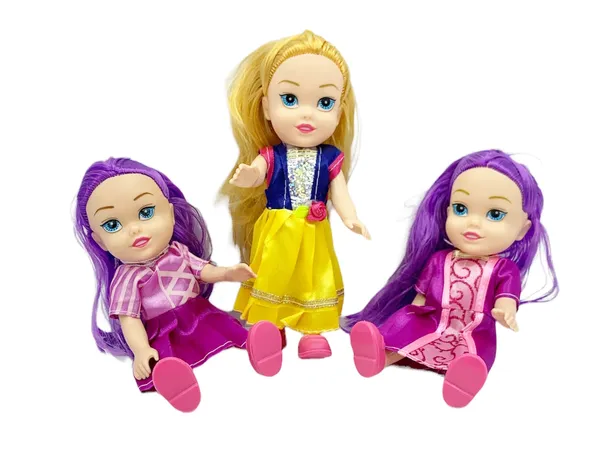 Abracaboo_Cute_Fashion_Sisters_Princess_Dolls_Set_Of_3,_Dolls_For_Girls,_Dolls_Combo_Girls,_15_Cm_Dolls_For_Birthday/Kanjak