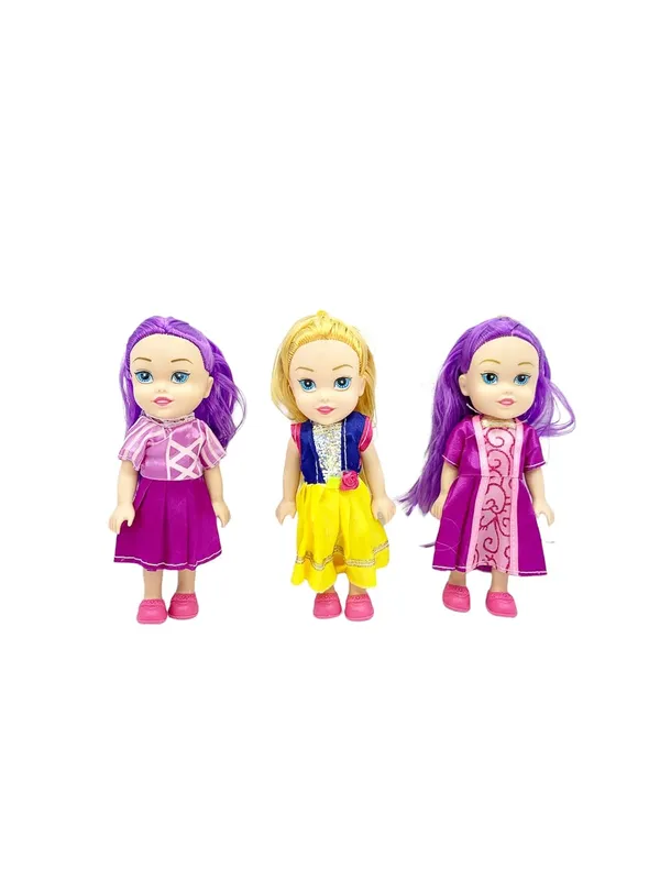 Abracaboo_Cute_Fashion_Sisters_Princess_Dolls_Set_Of_3,_Dolls_For_Girls,_Dolls_Combo_Girls,_15_Cm_Dolls_For_Birthday/Kanjak
