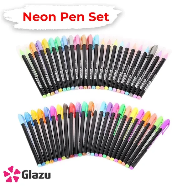 Neon_Highlighter_Gel_Pen_With_Different_Art/Craft_Pen_Colors_(Pack_Of_48_Pens)