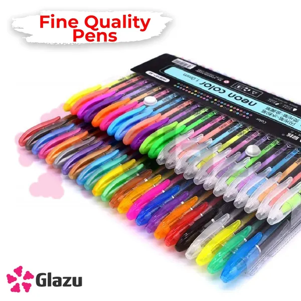 Neon_Highlighter_Gel_Pen_With_Different_Art/Craft_Pen_Colors_(Pack_Of_48_Pens)