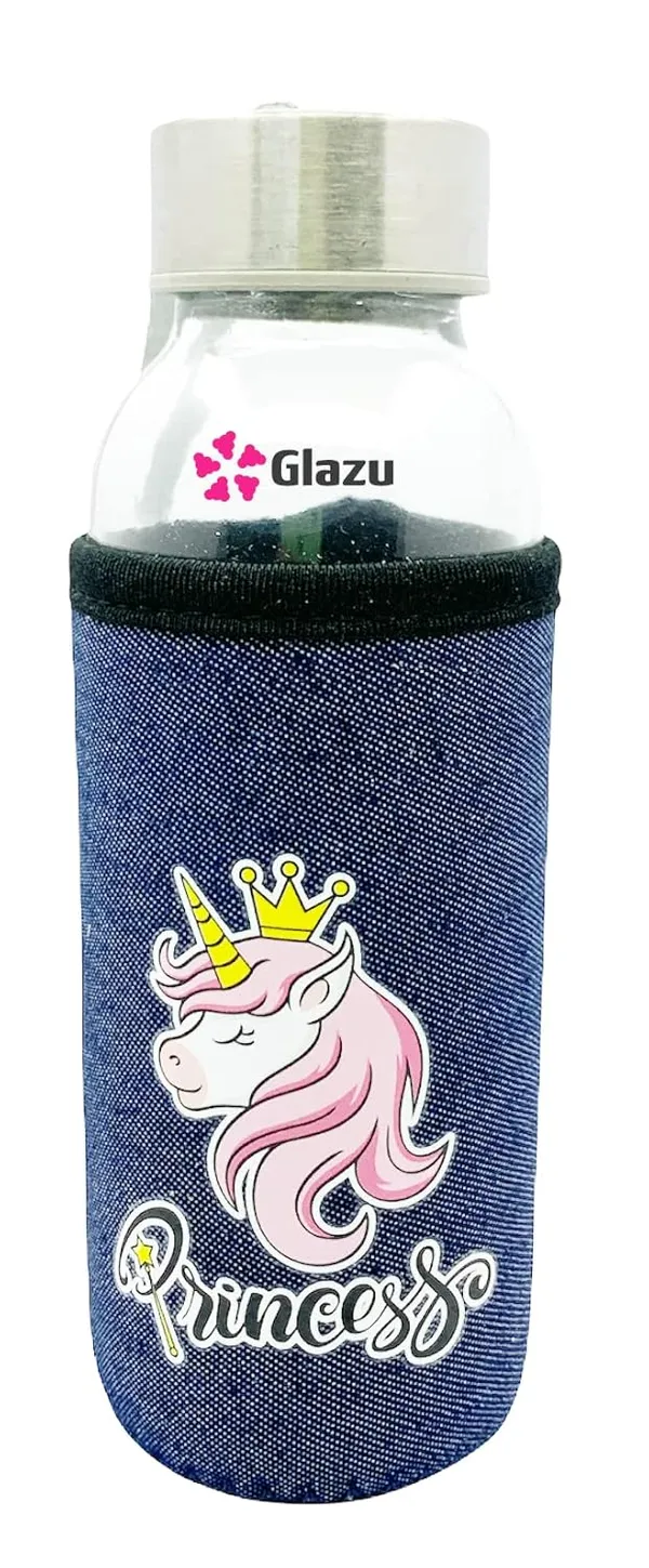 Transparent_Glass_Water_Bottle,_1_Bottle_Reusable_Water_Bottles_With_Airtight,_Stainless-Steel_Lid_With_Carrying_Strap_&_Cute_Unicorn_Print_Water_Bottle_Protective_Sleeve_For_Cold_Drinks_&_Shakes