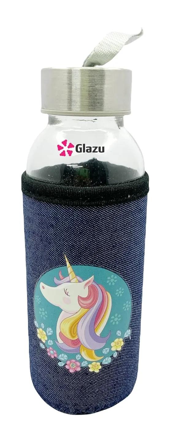 Transparent_Glass_Water_Bottle,_1_Bottle_Reusable_Water_Bottles_With_Airtight,_Stainless-Steel_Lid_With_Carrying_Strap_&_Cute_Unicorn_Print_Water_Bottle_Protective_Sleeve_For_Cold_Drinks_&_Shakes