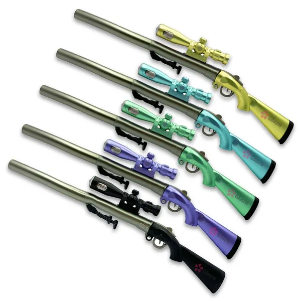 Gun_Shaped_Pen,_Kar98K_With_Led_Light_And_Stand_-_Pack_Of_5_Pens_For_Playing_And_Writing