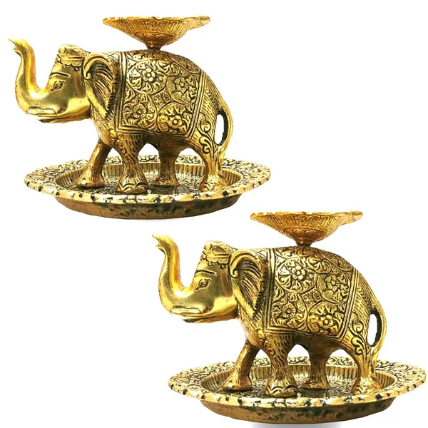 Golden_Oxidized_Aluminium_Religious_Gold_Polish_Elephant_With_Diya_Handmade_Antique_Handicraft_For_Home_D????Cor_(Pack_Of_2)