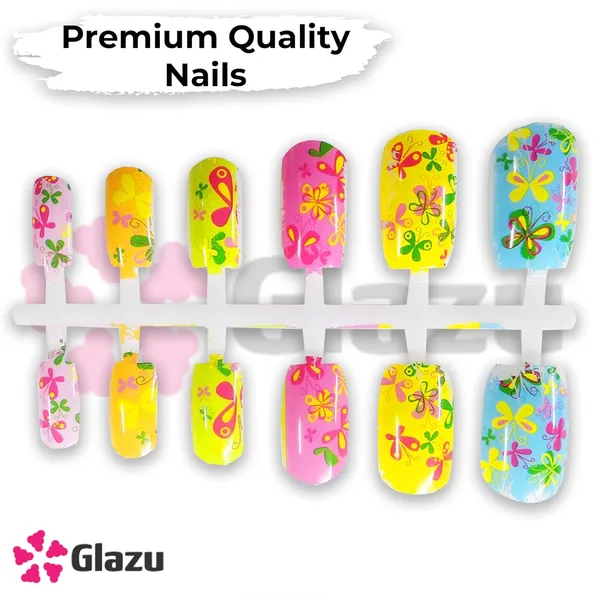 Nail_Art_Kit_For_Girls_With_12_Artificial_Nails_Of_Different_Sizes,_Sparkling_Nail_Art_Glitter/Different_Colors_Of_Heart_&_Star_Shape_Nail_Stickers_Birthday_Present/Return_Gift_Item