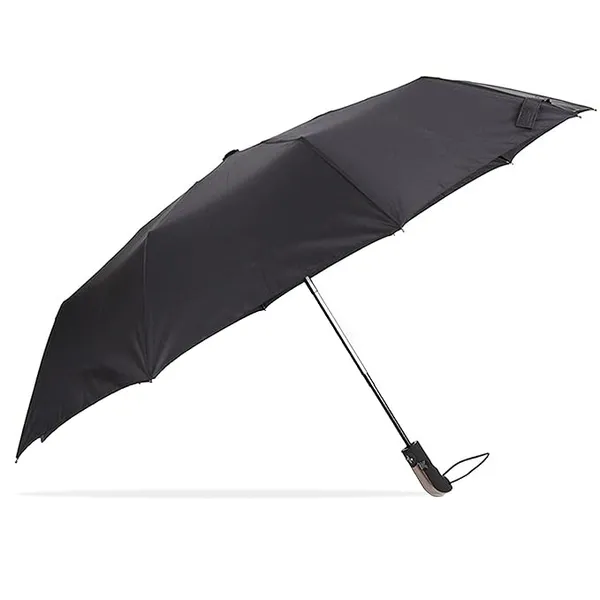 GLAZU_Automatic_Open_Close_10_Ribs_Compact_Umbrella_(Black)__Durable_Windproof_Travel_Umbrella_with_Strong_Frame_|_Lightweight_Rain_Gear_for_Men_&_Women