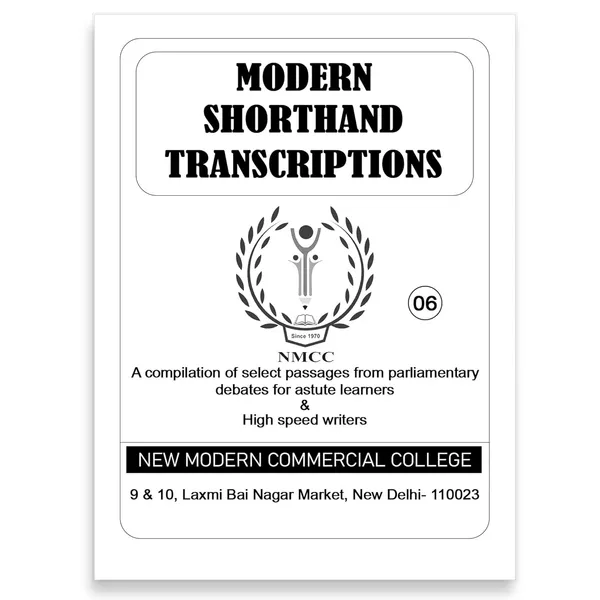 Black_&_White_Modern_Shorthand_Transcriptions_Volume_6_[Paperback]