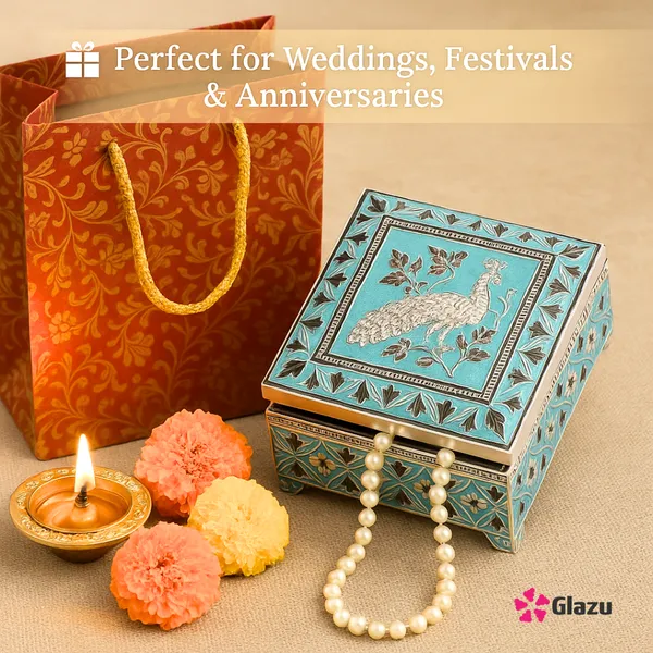 German_Silver_Jewellery_Box,_Blue_?_Elegant_Storage_for_Jewelry_&_Accessories_?_Premium_Quality,_Durable_and_Stylish_Box_for_Rings,_Necklaces,_Earrings,_and_Bracelets