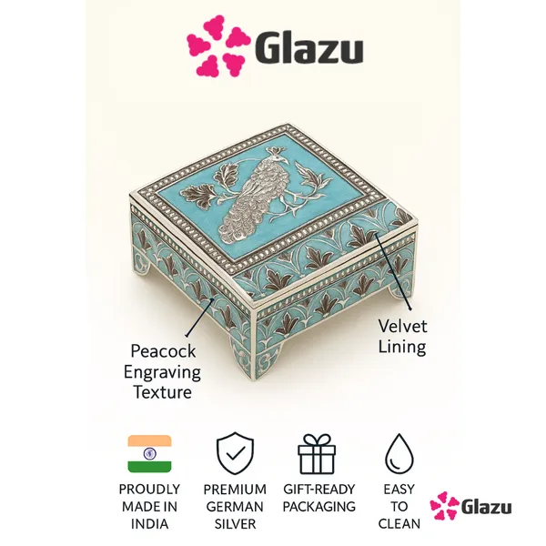 German_Silver_Jewellery_Box,_Blue_?_Elegant_Storage_for_Jewelry_&_Accessories_?_Premium_Quality,_Durable_and_Stylish_Box_for_Rings,_Necklaces,_Earrings,_and_Bracelets