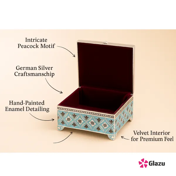 German_Silver_Jewellery_Box,_Blue_?_Elegant_Storage_for_Jewelry_&_Accessories_?_Premium_Quality,_Durable_and_Stylish_Box_for_Rings,_Necklaces,_Earrings,_and_Bracelets