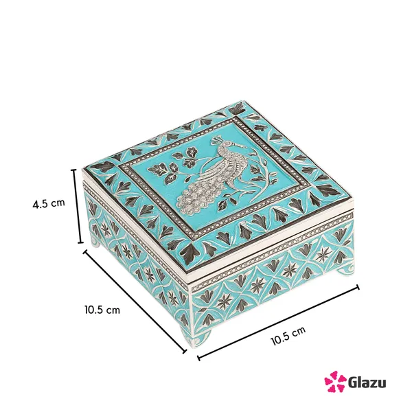 German_Silver_Jewellery_Box,_Blue_?_Elegant_Storage_for_Jewelry_&_Accessories_?_Premium_Quality,_Durable_and_Stylish_Box_for_Rings,_Necklaces,_Earrings,_and_Bracelets