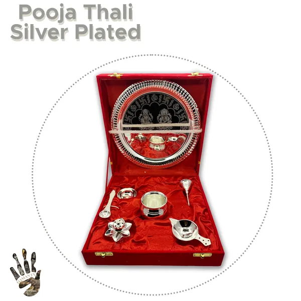 Elegant_Pooja_Thali_Set_-_Silver_Plated_|_Auspicious_Decor_for_Rituals