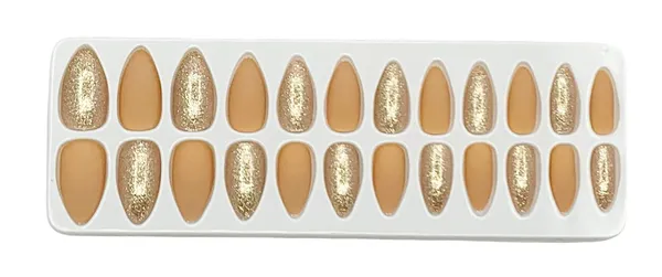 Whiskey_Glitter_&_Matte_Press_On_Artificial_Nails/Fake_Nails_With_1_Nail_Glue_Kit