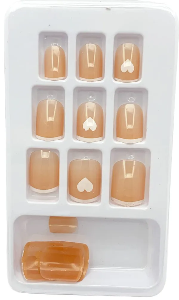 Whiskey_Designer_Press_On_Artificial_Nails/Fake_Nails_Almond/Squoval_With_1_Glue_Kit