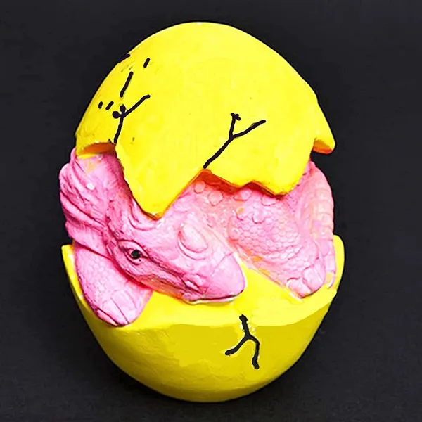 White_Jumbo_Dinosaur_Egg_Plaster