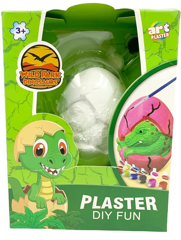 White_Jumbo_Dinosaur_Egg_Plaster