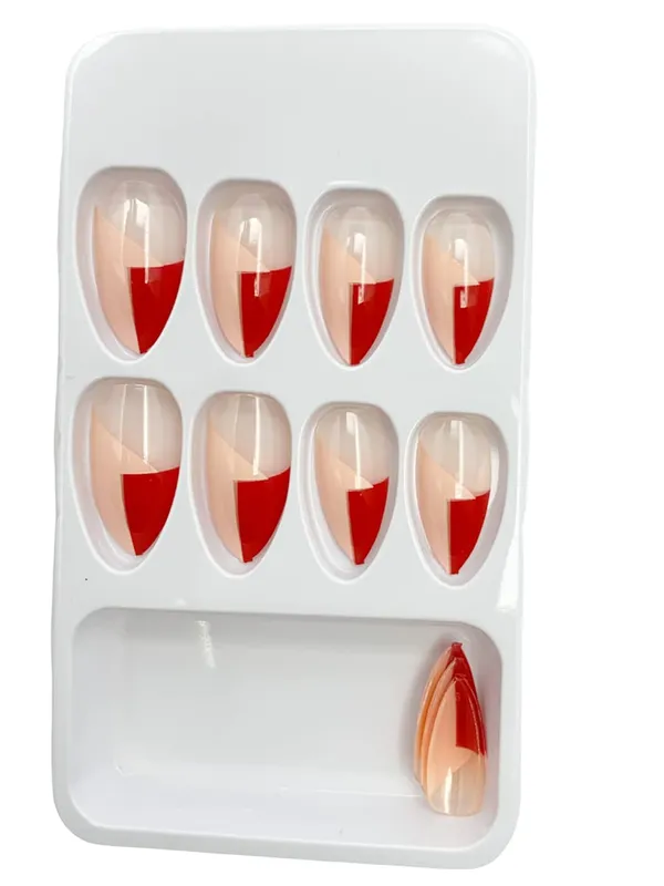 Thunderbird_Cameo_Designer_Press_On_Artificial_Nails/Fake_Nails_Almond/Squoval_With_1_Glue_Kit