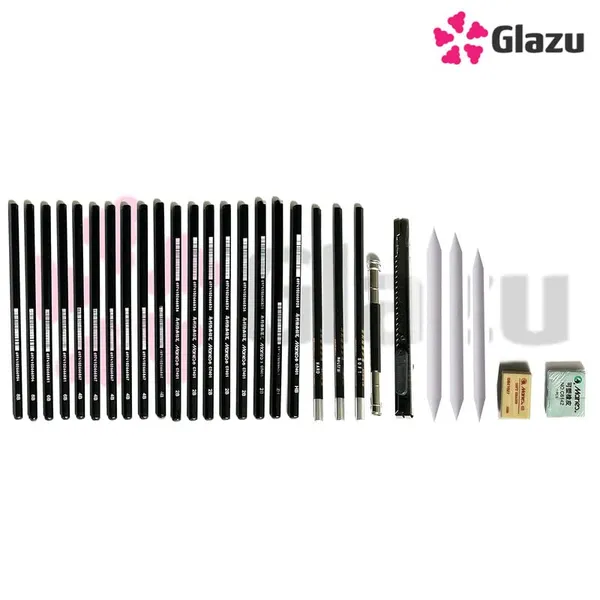 Black_29-Piece_Professional_Drawing_Pencils_&_Sketch_Kit_For_Artists_-_Sketching,_Drawing,_Shading,_And_Coloring_Set_With_Portable_Case