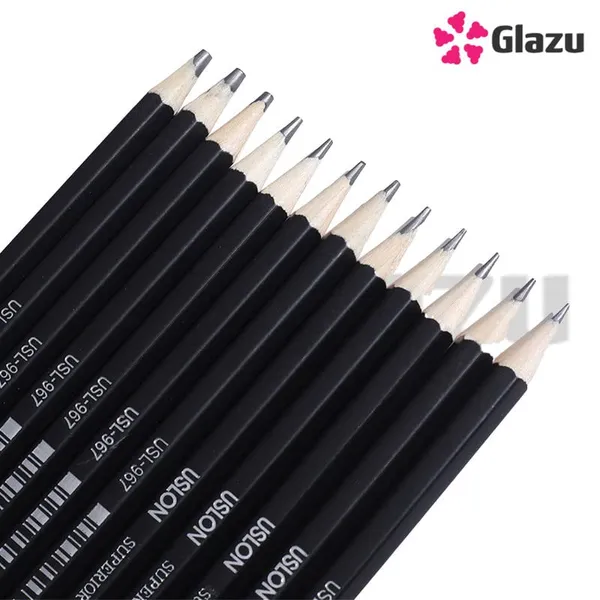 Black_Professional_Shading/Drawing_Pencils_Set_-_12_Lead_Pencils_For_Artists_And_Designers