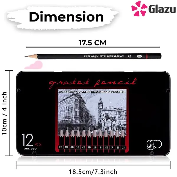 Black_Professional_Shading/Drawing_Pencils_Set_-_12_Lead_Pencils_For_Artists_And_Designers