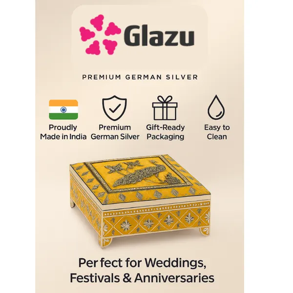 German_Silver_Jewellery_Box,_Peach_?_Elegant_Storage_for_Jewelry_&_Accessories_?_Premium_Quality,_Durable_and_Stylish_Box_for_Rings,_Necklaces,_Earrings,_and_Bracelets