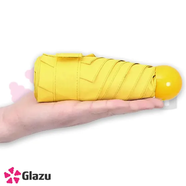 Yellow_Color_4-Fold_Travel_Capsule_Umbrella_UV_Protection_Umbrella_|_Compact,_Windproof,_And_Lightweight_Umbrella_For_All_Seasons_(Random_Colors)