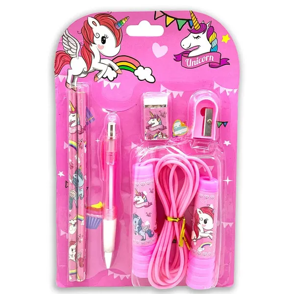 Pink_Unicorn_Stationery_Set_For_Girls_-_Includes_2_Pencils,_1_Diary,_1_Eraser,_1_Sharpener,_1_Scale,_And_1_Metal_Pencil_Box
