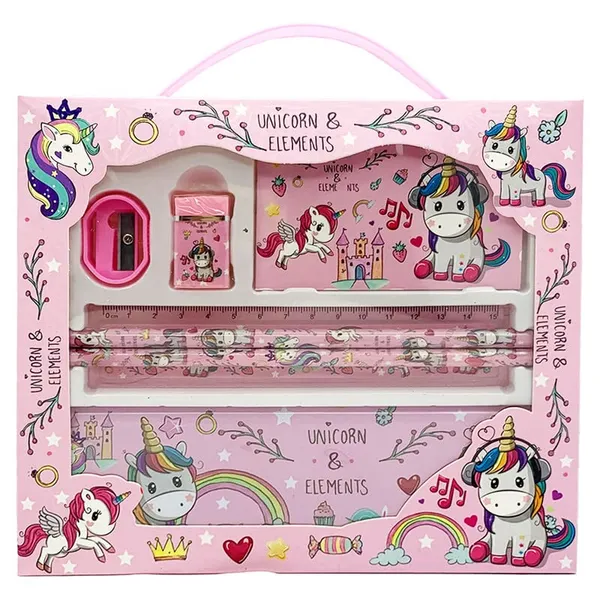 Pink_Unicorn_Stationery_Set_For_Girls_-_Includes_2_Pencils,_1_Pen,_1_Eraser,_1_Sharpener,_1_Skipping_Rope