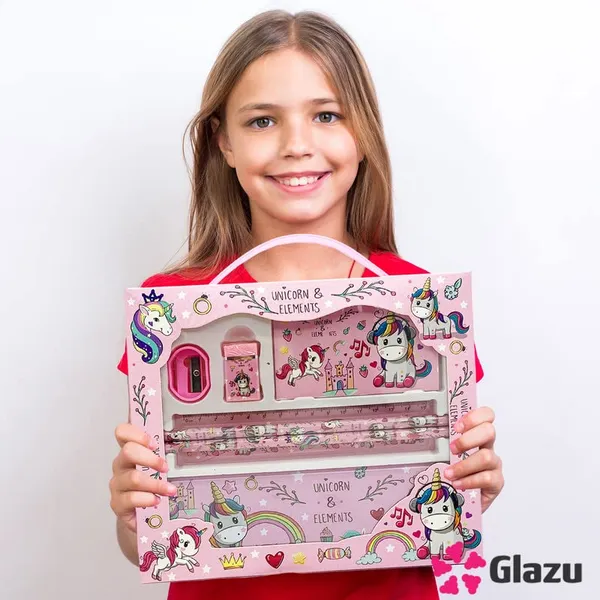 Pink_Unicorn_Stationery_Set_For_Girls_-_Includes_2_Pencils,_1_Pen,_1_Eraser,_1_Sharpener,_1_Skipping_Rope