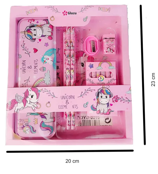 Pink_Unicorn/Frozen_Stationary_Gift_Set_With_Pencil,_Sharpener,_Eraser,_Scale,_Pencil_Box_And_Crayon_(Pack_Of_6_Items)