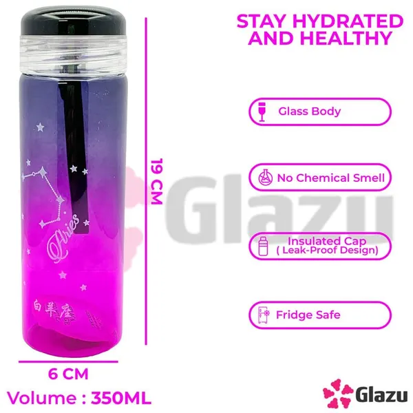 Glass_Zodiac_Bottle_-_350Ml_Healthy_Bottle_With_Rubber_Strap_For_Easy_Carrying_|_Zodiac_Sign-Inspired_Design